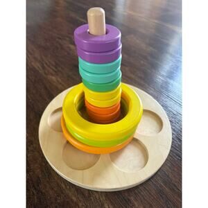 Lovevery Wooden Spinning Top Montessori Toy Kids